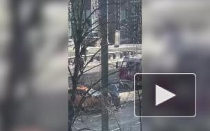 На Тверской улице в Москве столкнулись пять машин