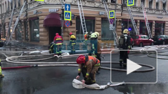 Пожар на Петроградке тушили 28 единиц техники и 130 человек личного состава