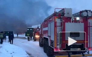 Пожар на производстве ацетона в Гатчине локализовали