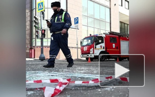 В московском бизнес-центре произошел взрыв