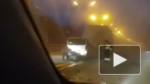 Видео: в Подмосковье микроавтобус врезался в фуру, погибли 6 человек
