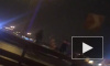 Видео: на Шафировском проспекте ночью пьяный водила врезался в отбойник