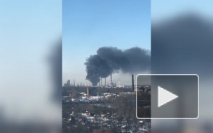 В Рязани на нефтеперерабатывающем заводе произошел пожар