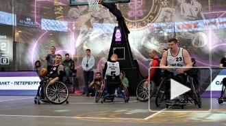 Видео: в Петербурге соревнуются баскетболисты на колясках