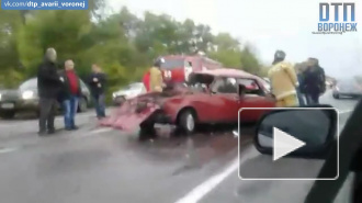 Появилось видео с места ДТП в Воронеже, где погиб грудной ребенок