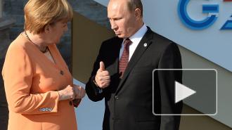 Bloomberg: Стало известно о разногласиях Путина и Меркель 
