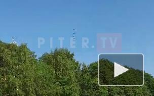 Репетицию пилотажных групп заметили в Зеленогорске