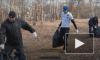 Выборгские активисты собрали мусор на Анненских укреплениях