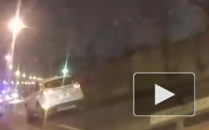 На Митрофаньевском шоссе автомобиль "Яндекс.Такси" попал в серьезное ДТП 