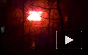 Во время пожара на Витебском проспекте женщина, спасаясь от огня, спрыгнула с балкона 4 этажа