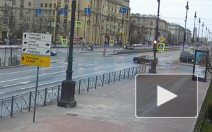 Момент ДТП на пересечении Московского и Фрунзе попал на видео 