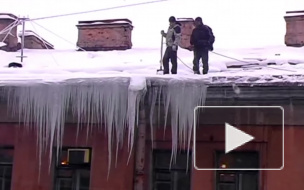 Пытаясь очистить крышу ото льда, сотрудник завод упал с лестницы и разбился