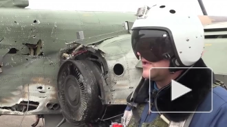 Летчик российского штурмовика Су-25 посадил самолет после попадания в него ракеты ВСУ 