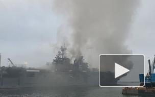 ВМС США решили списать корабль Bonhomme Richard из-за последствий пожара на нем