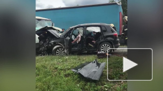 Видео: на Нарве пенсионер устроил массовое ДТП, есть пострадавшие