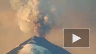 Пепел от вулкана накрыл поселок на Камчатке