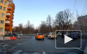 На набережной Смоленки столкнулись восемь авто