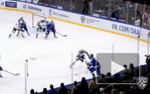 СКА разгромил «Северсталь», забросив четыре невероятных шайбы