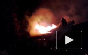 Появилось видео пожара в Ессентуках