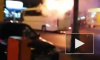 Появилось видео с горящим автобусом на юге Москвы