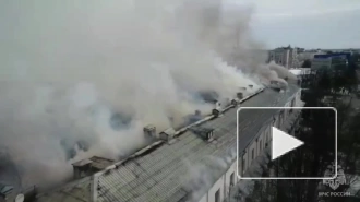 В Ярославле загорелся многоквартирный дом на площади в 1000 кв.м.