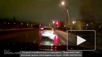 Появилось видео как сбили пешехода в городе Новый Уренгой