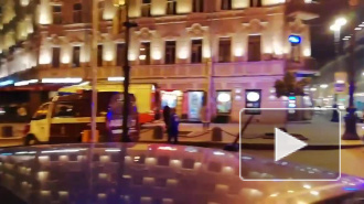 Пожарные спасли 10 петербуржцев из горящего офиса на Невском проспекте