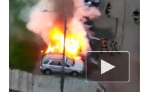 В городе Московский взорвался автомобиль