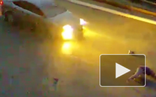 Ужасающее видео из Бийска: легковушка задавила пешехода на "зебре"