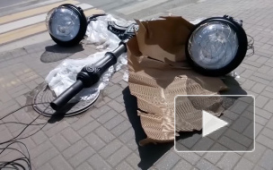 На Загородном проспекте после реконструкции появились новые фонари, тротуары и светофоры