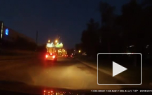 Появилось видео смертельного ДТП на Московском шоссе в Петербурге