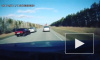 Водители устроили смертельные гонки на трассе в Московской области