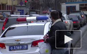 ДТП в Санкт-Петербурге: пешеход стал жертвой аварии пяти легковушек, на Дворцовой внедорожник влетел в столб