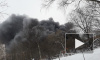 В Петербурге устранили пожар в автосервисе