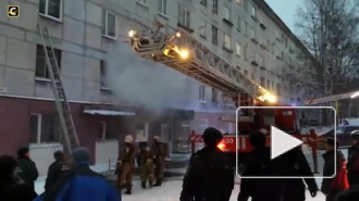 Петрозаводск: при пожаре в жилом доме пострадало несколько человек (ВИДЕО)