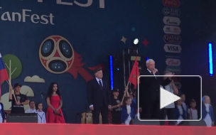 Георгий Полтавченко приветствовал фанатов ЧМ 2018 в Петербурге