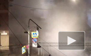 В Колпино более 50 домов остались без тепла из-за прорыва трубы