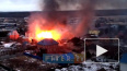 Пожар в поселке Новоселье