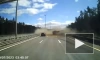 Столкновение грузовых автомобилей и легковушки на ЗСД попало на видео 