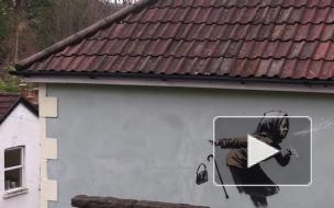 Граффити Бэнкси за первые часы собрало два миллиона лайков в инстаграме
