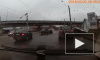 Видео: на проспекте Обуховской обороны водителю стало плохо, он снес 2 машины и автобус 