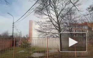 Возле колледжа на Софийской улице забил фонтан кипятка