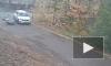 Видео момента ДТП: В Балашихе иномарка сбила велосипедистку 