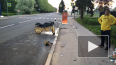 На Крестовском двое молодых людей на мотоцикле врезались ...
