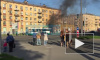 Видео: На Наличной сгорел пассажирский автобус