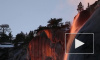  Водопад "Лошадиный хвост" в Калифорнии стал "огненным"