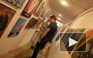 Вася Ложкин в галерее "Свиное рыло"