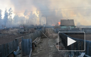 В Братске горят дачи