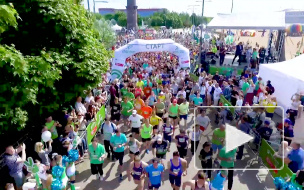 В Парке 300-летия прошел "Зеленый марафон "Бегущие сердца"