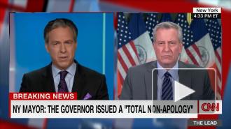 Мэр Нью-Йорка считает, что губернатор должен уйти в отставку, если будет доказана его вина